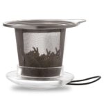Tazza da Tè in Vetro 450 ml con Filtro Acciaio Tazza da Tè in Vetro 450 ml con Filtro Acciaio