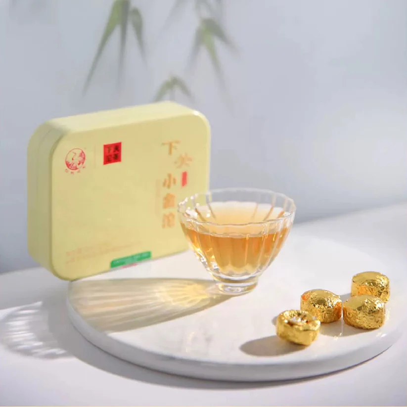 Tè Pu Erh Sheng (Verde) Xiao Jin Tuo Mini Golden Tuocha, Xiaguan 2023